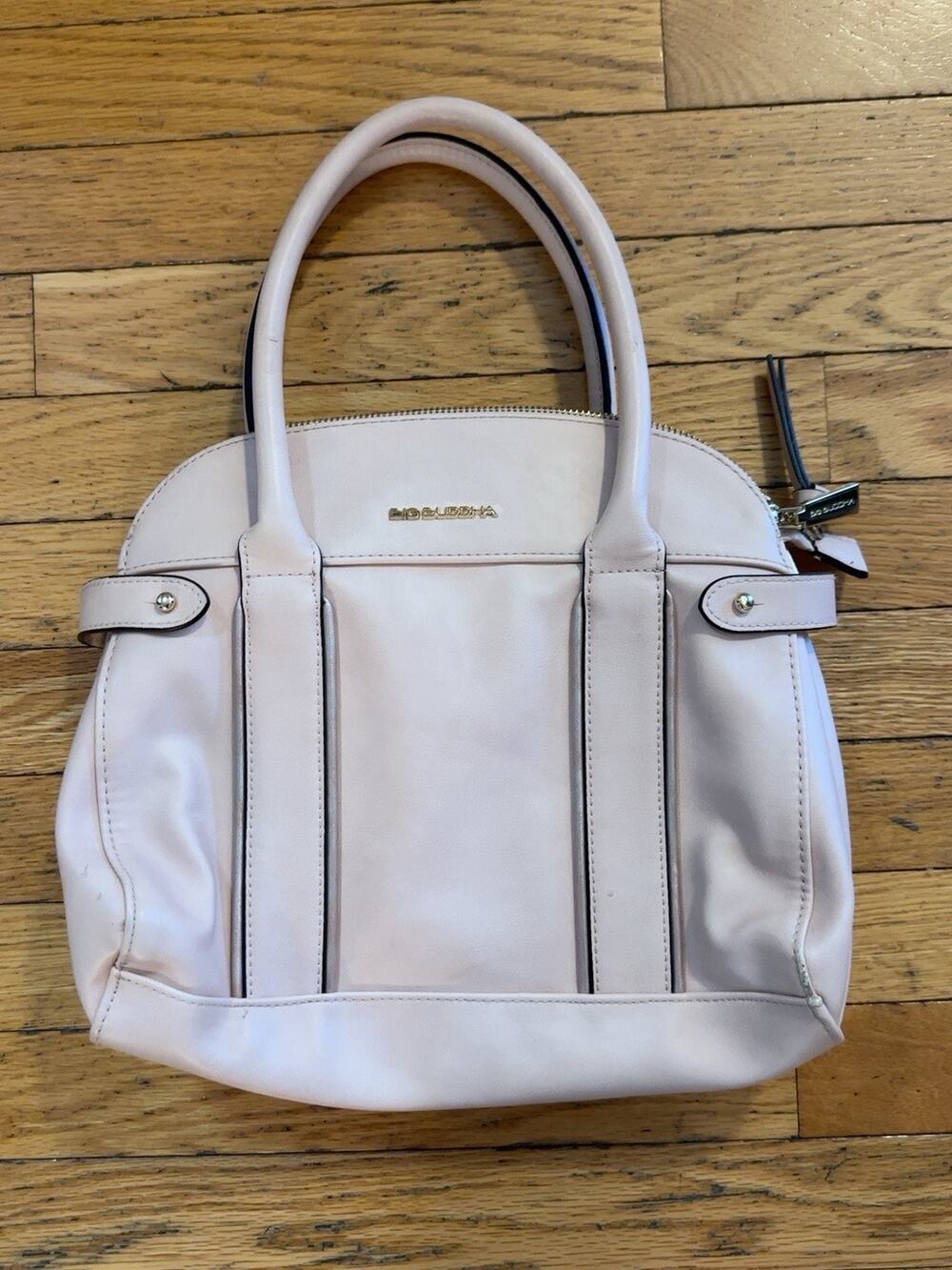 Big Buddha Blush Pink Satchel Handbag Multi Compartment Top Handle Purse Y2K
